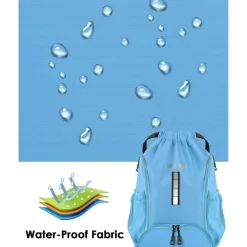 BROTOU Sportbeutel mit Schuhfach, wasserfest, ideal für Sport, Fitness