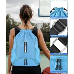BROTOU Sportbeutel mit Schuhfach, wasserfest, ideal für Sport, Fitness