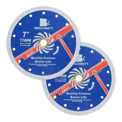 Brschnitt Diamant Trennscheibe 175mm Turbo Mesh, 2 Stück