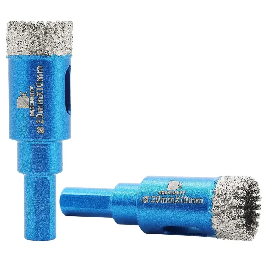 Brschnitt Diamant Trockenbohrer 20mm - Lochsäge für Fliesen, Granit, Keramik (2