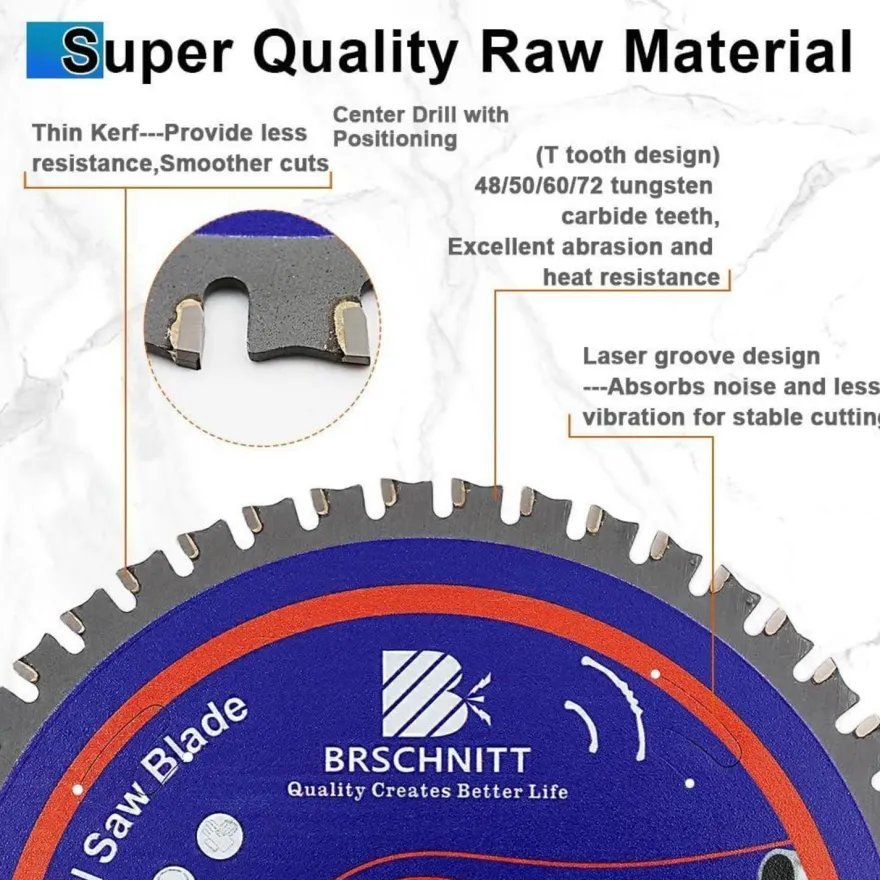 Brschnitt Metallkreissägeblatt 305mm 60T TCT (3er Pack) - 30/25.4MM