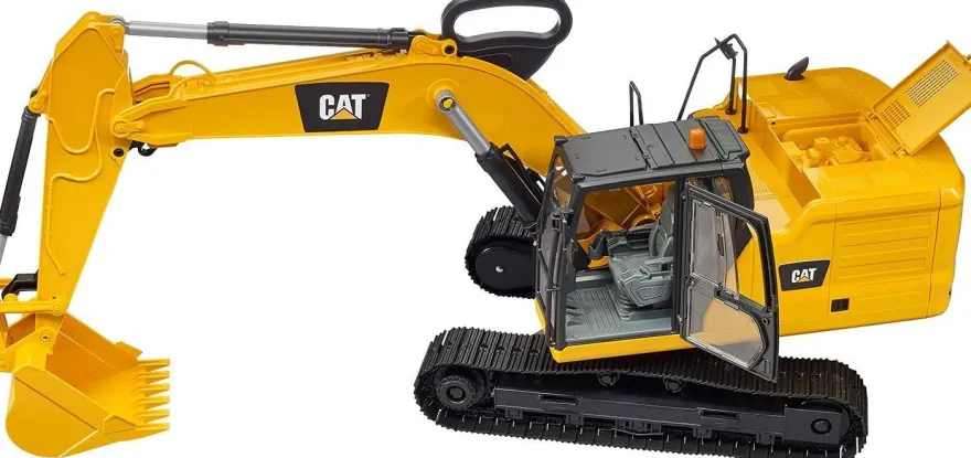 bruder 02483 - Cat Schaufelbagger - 1:16 Baustelle Baufahrzeug Löffelbagger