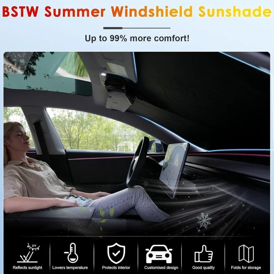 BSTW Auto Sonnenschutz für Renault Arkana (2021-2025) - Faltbare