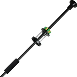 Buchner Aluminium Blasrohr-Set Zweitleilig schwarz Länge 105 cm