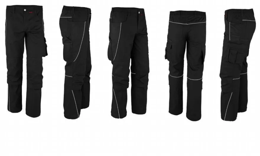Bundhose schwarz Montagehose 42-68 Arbeitshose Arbeitsbundhose wie Canvas TOP