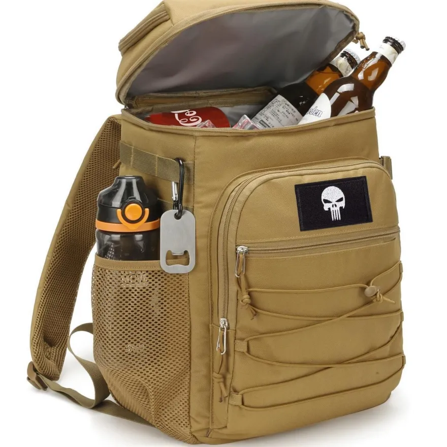 Bunnychic Taktischer Kühlrucksack 25L - Isolierter, Auslaufsicher