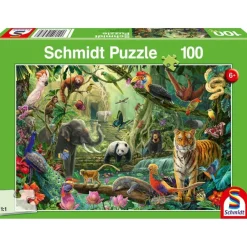Bunte Tierwelt Im Dschungel (100 Teile)