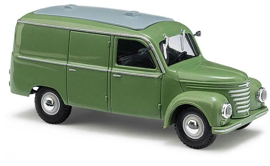 Busch 51201, Framo V901/2 Kasten, grün, H0 Auto Modell 1:87