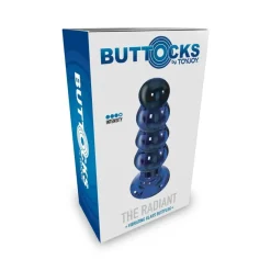Buttocks THE Radiant GLASS Buttplug