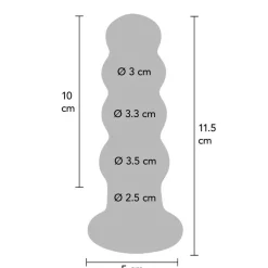 Buttocks THE Radiant GLASS Buttplug
