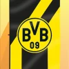 BVB Borussia Dortmund Hissfahne Logo Schwarz Gelb Flagge Fahne Gr: 100x200cm NEU
