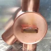 B-Ware Regenwasserklappe Regenwasserverteiler Wasserverteiler Kupfer Ø100mm