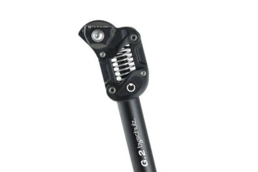 BY. SCHULZ Federsattelstütze Parallelogramm G.2 ST schwarz | Durchmesser: 34,9 mm