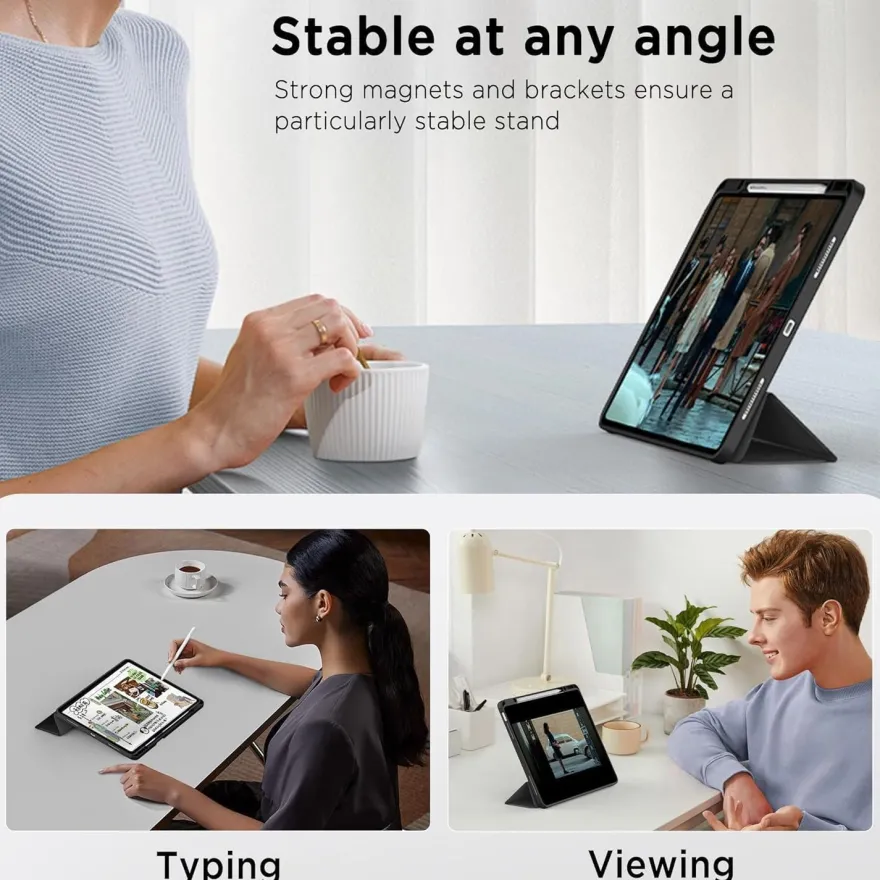 CACOE Hülle für iPad Air 13 Zoll M3/M2 2025/2024 mit Stifthalter, dünne