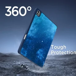 CACOE Hülle für iPad Pro 13 M4 (2024) mit Stifthalter, Schlank, Ständer, Auto