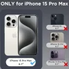 CACOE Hülle für iPhone 15 Pro Max mit MagSafe, Kameraschutz, stoßfest