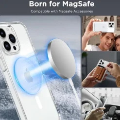 CACOE Hülle für iPhone 15 Pro Max mit MagSafe, Kameraschutz, stoßfest