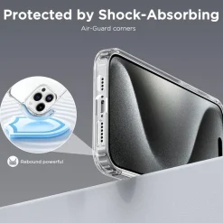 CACOE Hülle für iPhone 15 Pro Max mit MagSafe, Kameraschutz, stoßfest