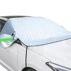 CaiTang Frontscheibenabdeckung Auto XL, 230x128cm, mit 5 Magneten und 4