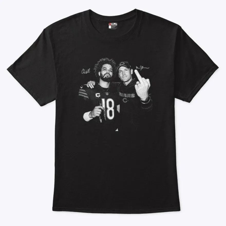 Caleb Williams Ben Johnson Chicago Bears T-Shirt Hoodie Sweatshirt Merch