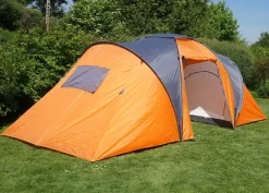 Campingzelt Loksa, 6-Mann Zelt Kuppelzelt Igluzelt Festival-Zelt, 6 Personen