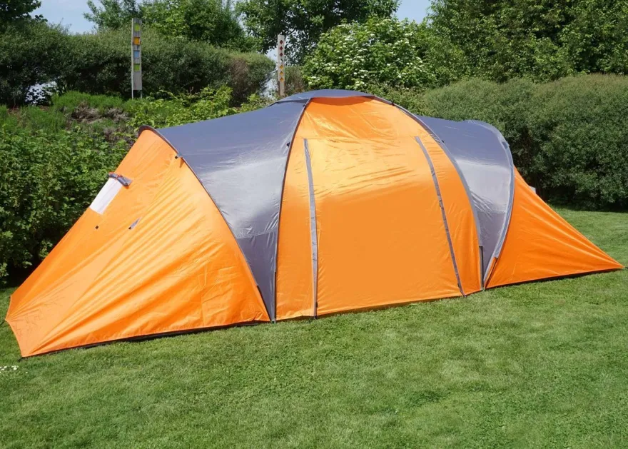 Campingzelt Loksa, 6-Mann Zelt Kuppelzelt Igluzelt Festival-Zelt, 6 Personen