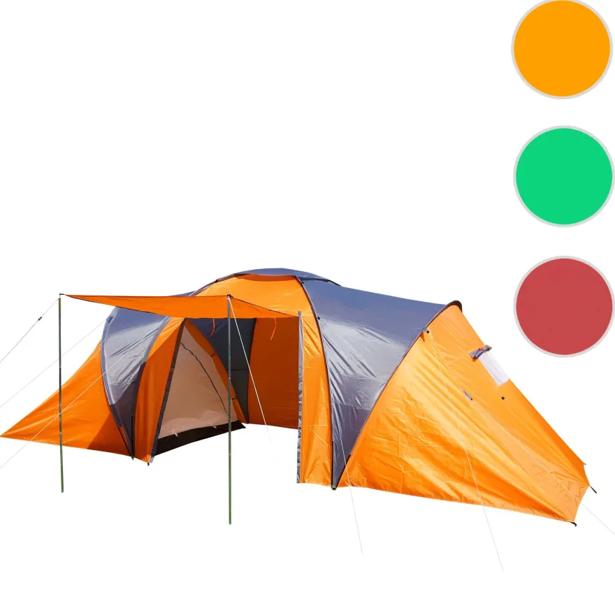 Campingzelt Loksa, 6-Mann Zelt Kuppelzelt Igluzelt Festival-Zelt, 6 Personen
