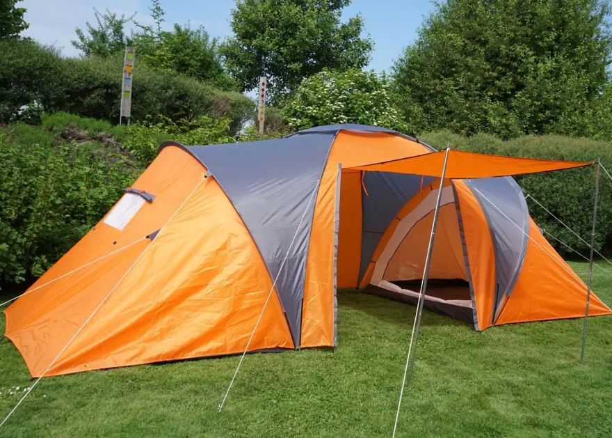 Campingzelt Loksa, 6-Mann Zelt Kuppelzelt Igluzelt Festival-Zelt, 6 Personen