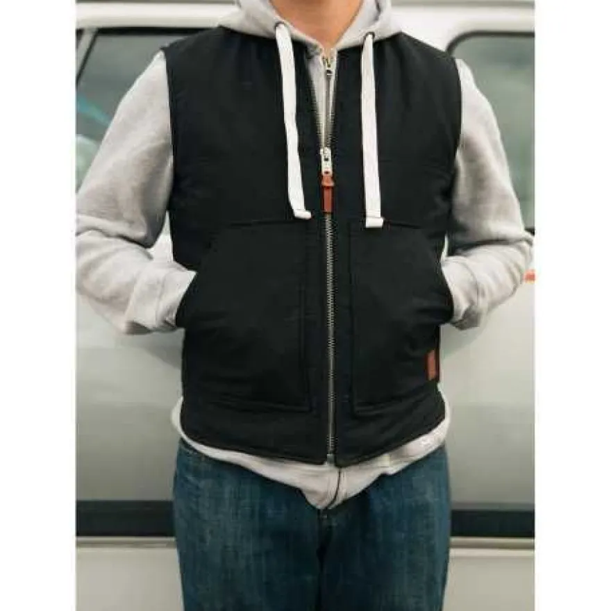 Canvasweste Iron & Resin Work Vest schwarz