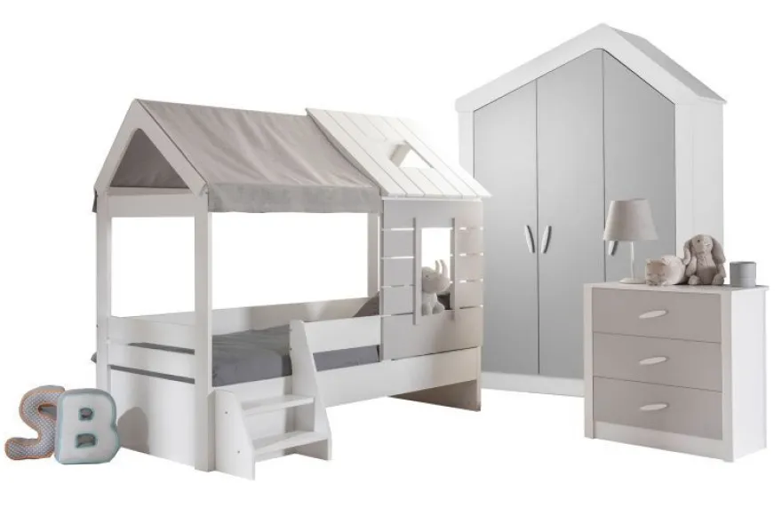 Caploonba WHITE HOUSE Kinderzimmer 4-teilig