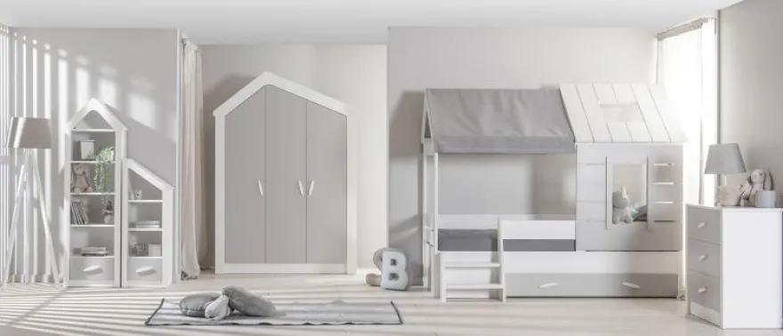 Caploonba WHITE HOUSE Kinderzimmer 4-teilig