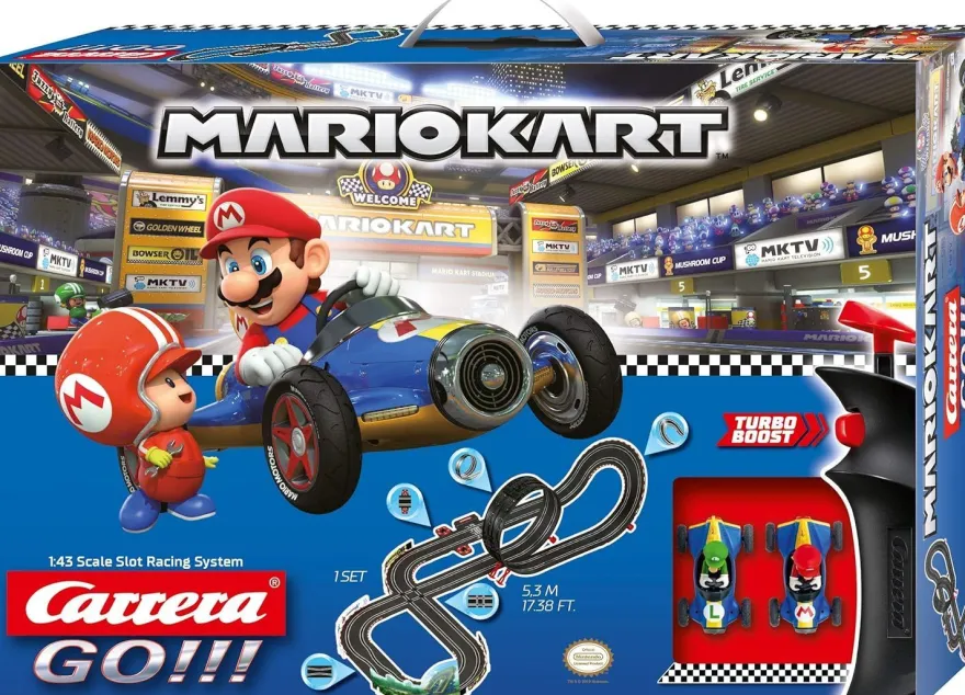 Carrera - 20062492 - Carrera 20062492 Nintendo Mario Kart 8, Mehrfarbig, 58 x 10 x 40
