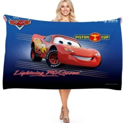 Cartoon Cars Badetücher Merch Lightning McQueen Sally Larry Pool Handtuch Strandtuch