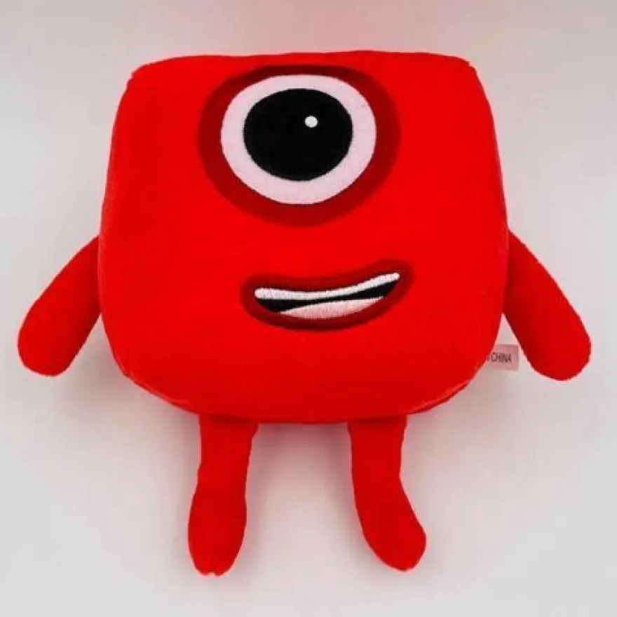 Cartoon Numberblocks Plüschtiere weiches gefülltes Teedy Spielzeug für Kinder