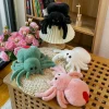 Cartoon Spinne 25cm Plüschtier mit rotem Schwanz - Kuscheltier Vogelspinne