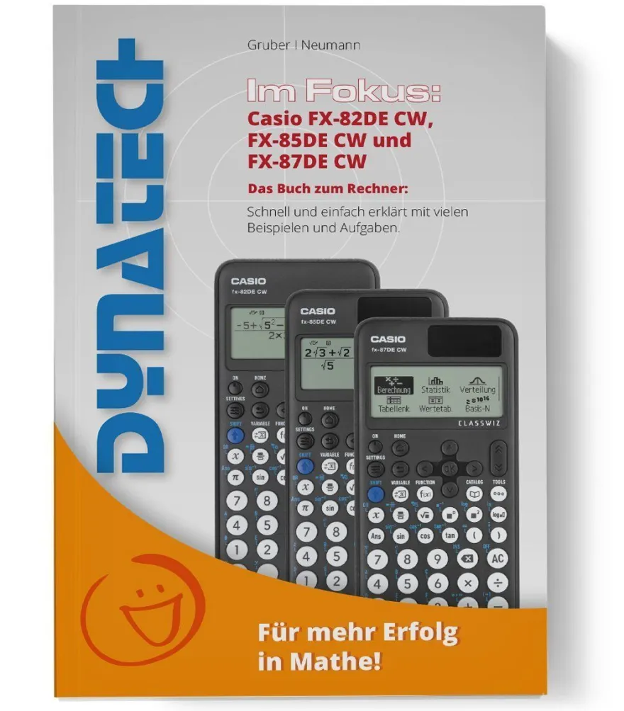 Casio FX-82 DE CW mit Arbeitsbuch