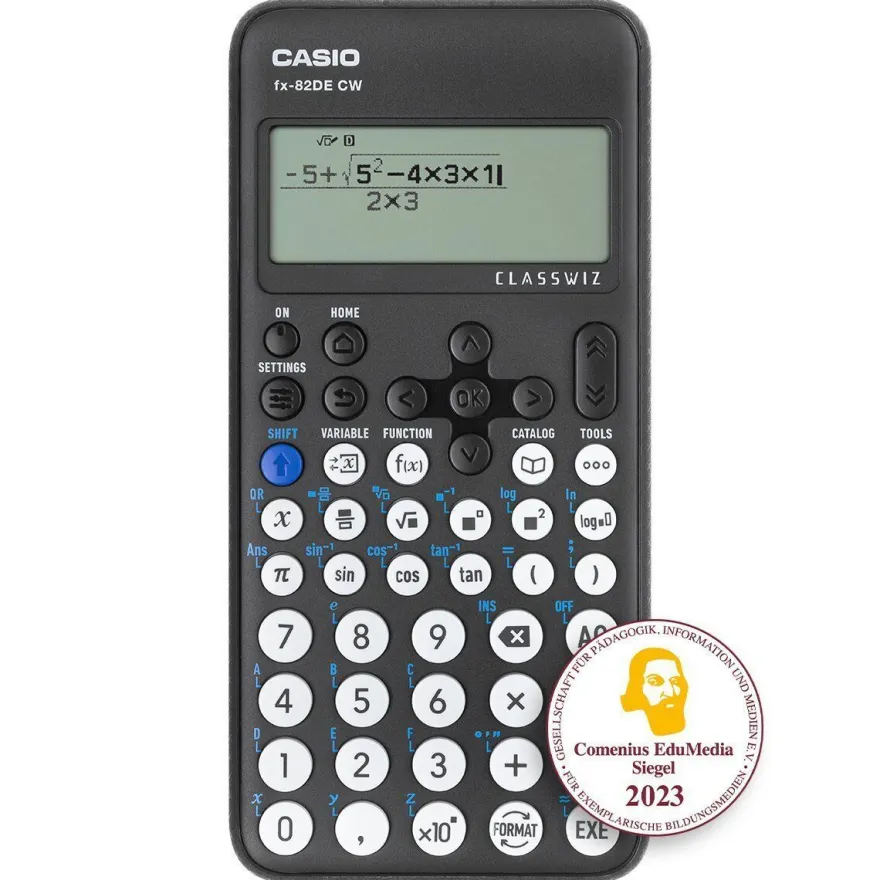 Casio FX-82 DE CW mit Arbeitsbuch