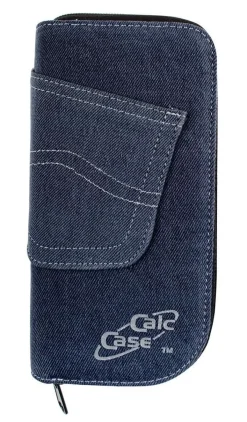 Casio FX-991 DE CW mit Jeans-Tasche dunkelblau, Zirkelset gelb und Garantie