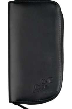 Casio FX-87 DE CW mit schwarzer Tasche und Zirkelset rot