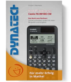 Casio FX-991 DE CW mit schwarzer Tasche, Zirkelset blau, olie, uch, arantie