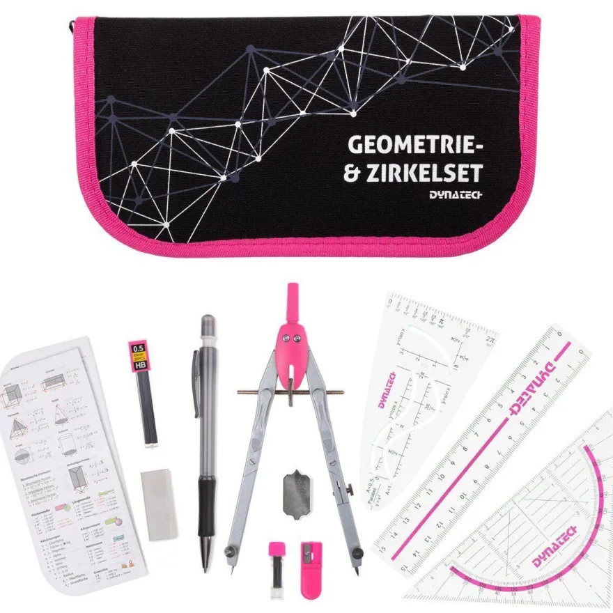 Casio FX-87 DE CW m. Jeans-Tasche dunkelblau, irkelset pink, olie, uch, arantie