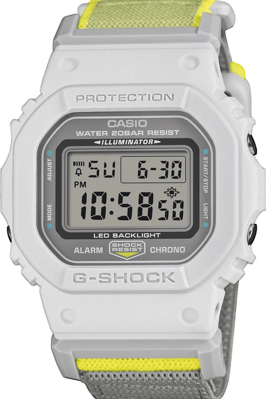 Casio G-Shock Origin Digitaluhr Grau/Gelb DW-5600MNC-7A8ER
