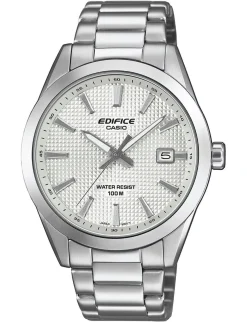 Casio Herren-Armbanduhr Edelstahl Weiß EFV-160D-7AVEF
