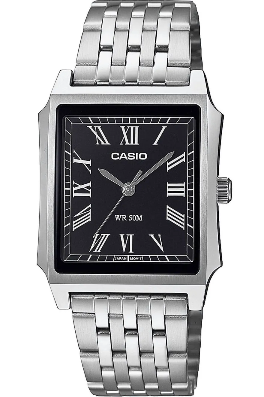Casio Herren-Armbanduhr Edelstahl MTP-B190D-1BVEF