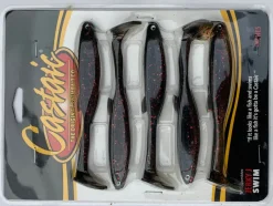 Castaic Jerky J Swim 5, Länge 12.5 cm, 5 Gummifische pro Pack, lieferbar in 5 Farben
