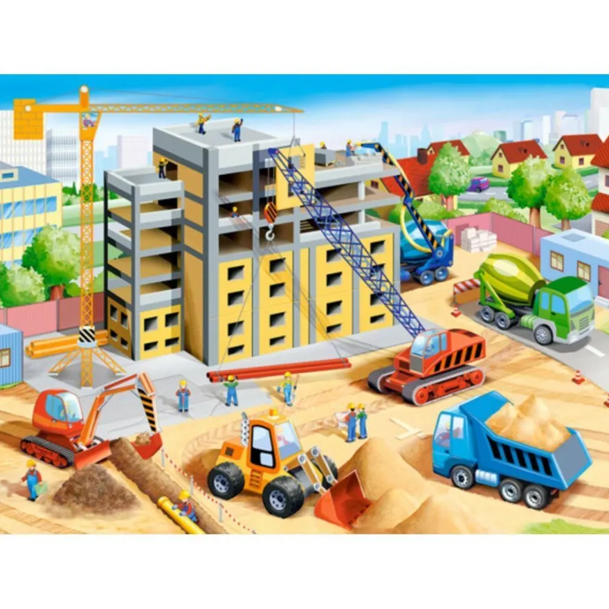 Castorland Puzzle Großbaustelle 60 Teile