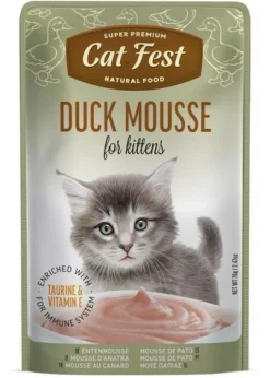 Cat Fest Beutel für Kätzchen „Duck Mousse“ 70 g