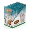 12 * Cat Fest Katzenfutter im Beutel „Ente mit Lachs in Gelee“ 70 g