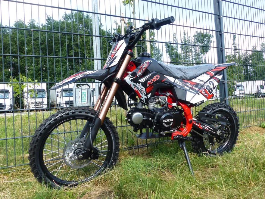 125ccm Dirtbike Cross Bike Pocketbike KXD 609 4 Takt 4 Gang Manuel 17/14