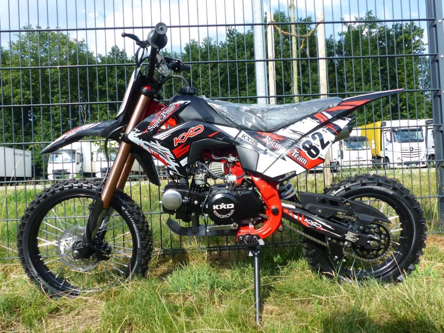 125ccm Dirtbike Cross Bike Pocketbike KXD 609 4 Takt 4 Gang Manuel 17/14